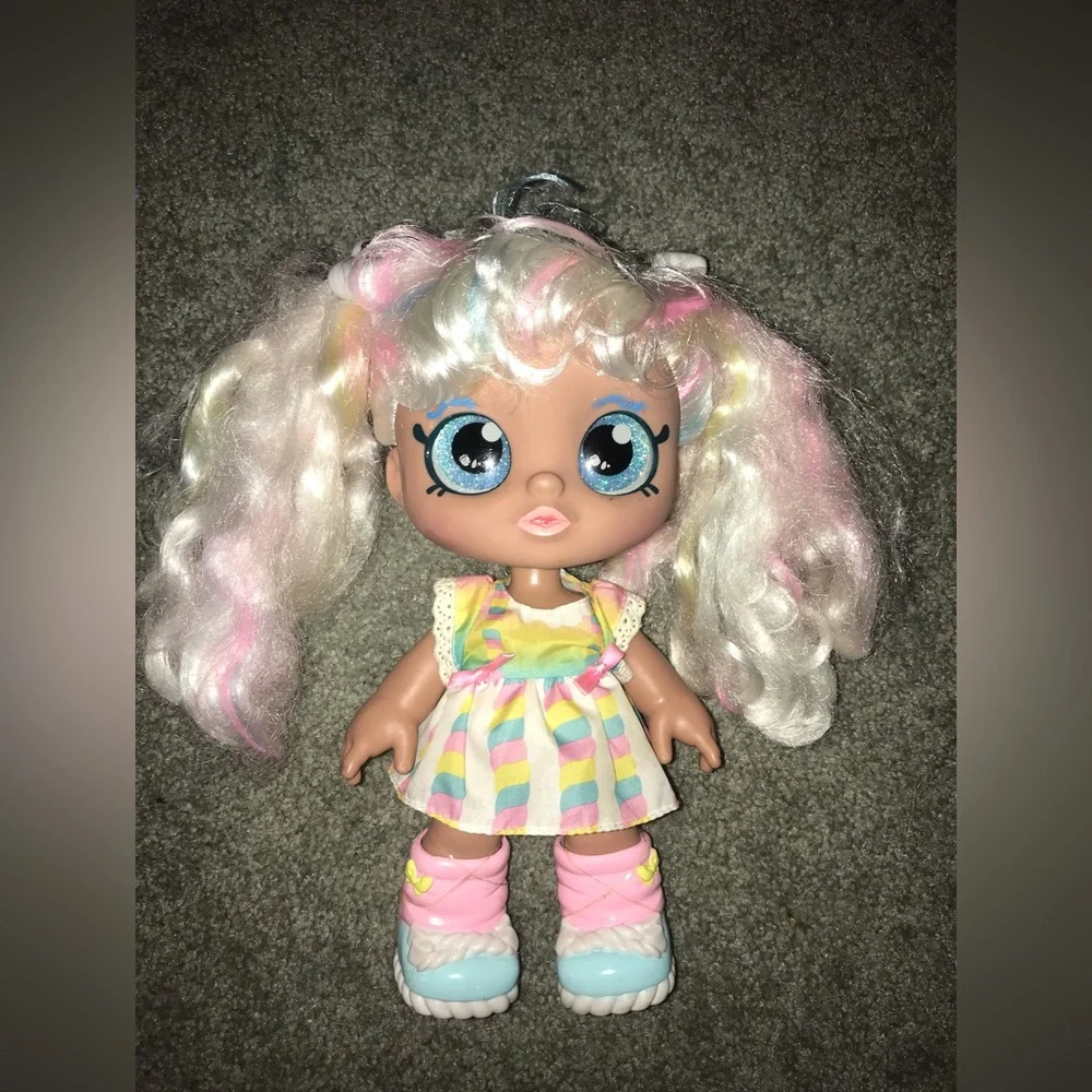 Kindi kid Marsha mallow doll rainbow